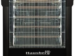 Radiator quartz Hausberg HB-8800, 2200 W, 4 tuburi quartz, 2 trepte putere, termostat reglabil